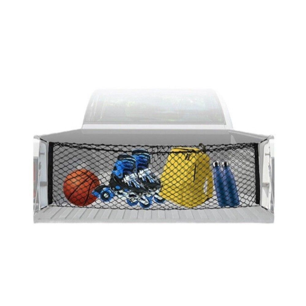 Pickup Truck Cargo Net, Envelope Style Trunk Mesh For F150 2015-2022 (50” x 18”)